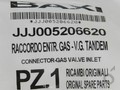 Патрубок на входе газового клапана Baxi арт. 5206620